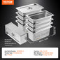 8 Pack 6 Buffet Chafing Dishes 6 Inches Deep