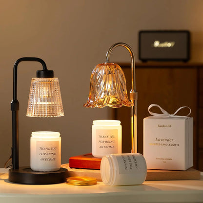 1PC Candle Warmer Lamp with Timer Dimmable